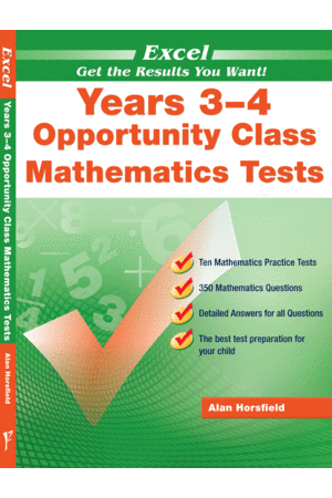 Opportunity Class Mathematics Tests -Years 3-4 
