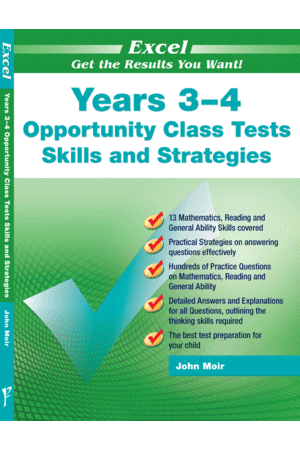 Years 3-4 Opportunity Class Tests Skills and Strategies