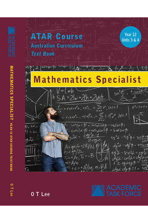 Year 12 ATAR Course Textbook - Mathematics Specialist (Previous Edition)