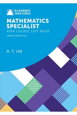 Year 12 ATAR Course Textbook - Mathematics Specialist (Revised Edition)