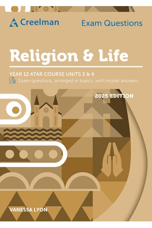 Creelman Exam Questions (2025): Religion and Life ATAR Course Units 3 and 4
