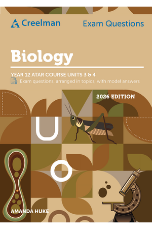 Creelman Exam Questions 2026 - Biology ATAR Course Units 3 & 4 (Year 12)