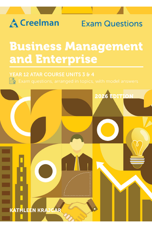 Creelman Exam Questions 2026 - Business Management & Enterprise - ATAR Course Units 3 & 4 (Year 12)