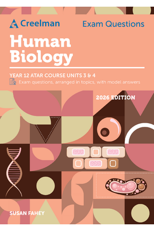 Creelman Exam Questions 2026 - Human Biology - ATAR Course Units 3 & 4 (Year 12)