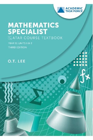 Year 11 ATAR Course Textbook - Mathematics Specialist (Third Edition)