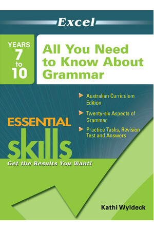 Excel Essential Skills: All You Need To Know About Grammar Years 7-10