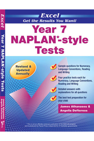 Excel - NAPLAN* Style Test: Year 7