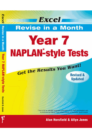 Excel - Revise in a Month - NAPLAN*-style Test: Year 7