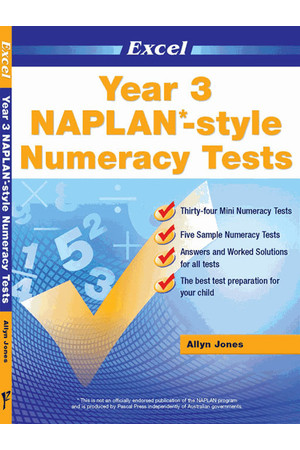 Excel - NAPLAN* Style Numeracy Test: Year 3