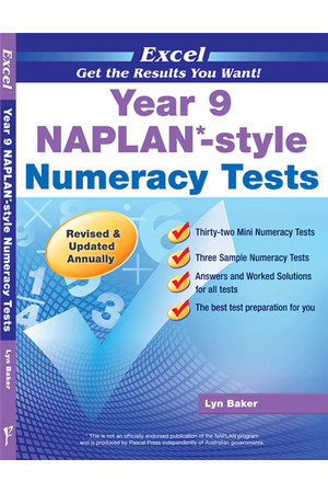 Excel - NAPLAN* Style Numeracy Test: Year 9