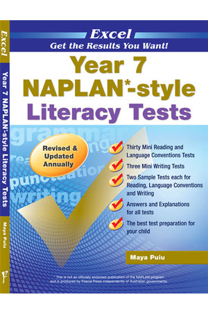 Excel - NAPLAN* Style Literacy Test: Year 7