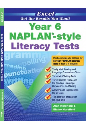 Excel - NAPLAN* Style Literacy Test: Year 6