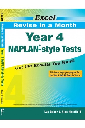 Excel - Revise in a Month - NAPLAN* Style Test: Year 4