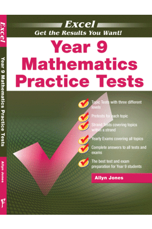 Excel - Mathematics Practice Tests: Year 9