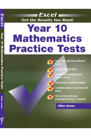 Excel - Mathematics Practice Tests: Year 10