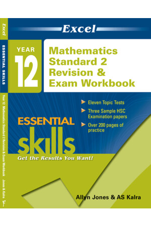 Excel Essential Skills - Mathematics Standard Revision & Exam Workbook: Year 12