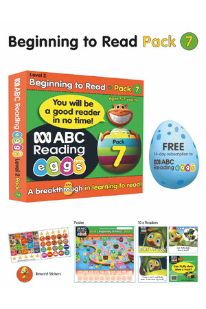 ABC Reading Eggs - Beginning to Read: Pack 7