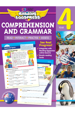 ABC Reading Eggspress - Comprehension and Grammar Workbook: Year 4