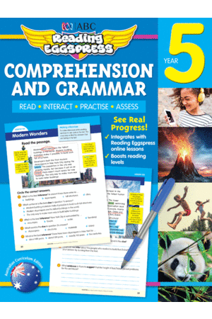 ABC Reading Eggspress - Comprehension and Grammar Workbook: Year 5