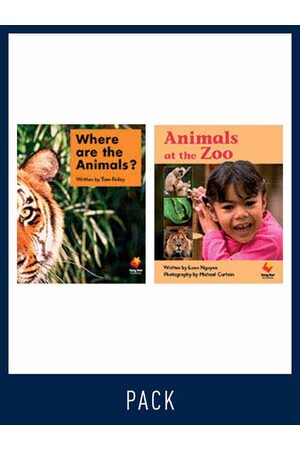 Flying Start to Literacy: Guided Reading - Where are the Animals? & Animals at the Zoo - Level 1 (Pack 12)
