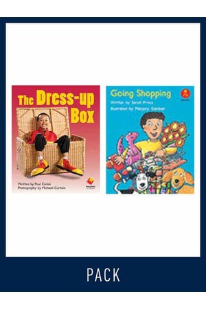 Flying Start to Literacy: Guided Reading - The Dress-up Box & Going Shopping - Level 2 (Pack 6)