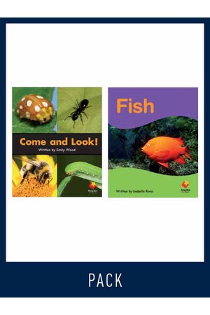 Flying Start to Literacy: Guided Reading - Come and Look! & Fish - Level 2 (Pack 12)