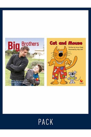 Flying Start to Literacy: Guided Reading - Big Brothers & Cat and Mouse - Level 3 (Pack 5)