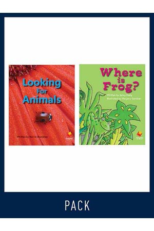 Flying Start to Literacy: Guided Reading - Looking for Animals & Where is Frog? - Level 4 (Pack 1)
