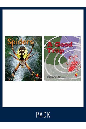 Flying Start to Literacy: Guided Reading - Spiders & A Good Trap - Level 6 (Pack 4)