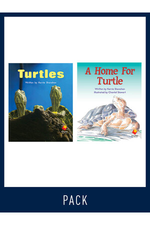 Flying Start to Literacy: Guided Reading - Turtles & A Home For Turtle - Level 6 (Pack 1)