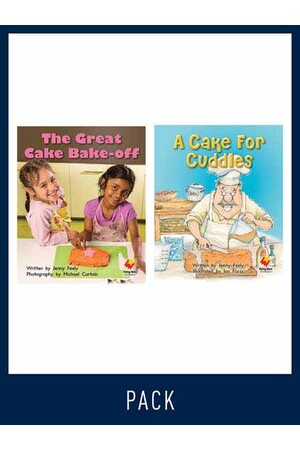 Flying Start to Literacy: Guided Reading - The Great Cake Bake Off & A Cake for Cuddles - Level 7 (Pack 1)