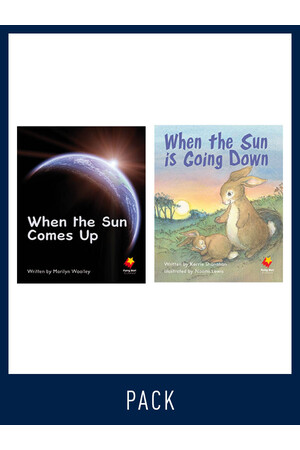 Flying Start to Literacy: Guided Reading - When the Sun Comes Up & When the Sun is Going Down - Level 8 (Pack 3)