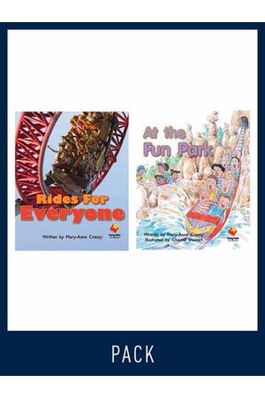 Flying Start to Literacy: Guided Reading - Rides for Everyone & At the Fun Park - Level 10 (Pack 2)