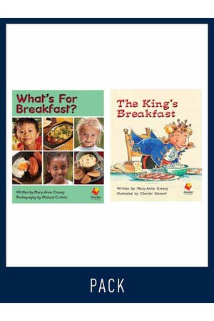 Flying Start to Literacy: Guided Reading - What's for Breakfast and The King's Breakfast - Level 11 (Pack 3) 