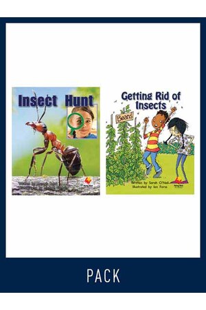 Flying Start to Literacy: Guided Reading - Insect Hunt & Getting Rid of Insects - Level 11 (Pack 1)