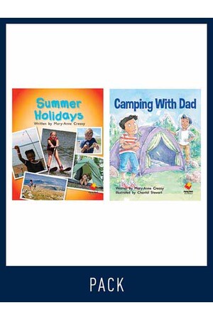 Flying Start to Literacy: Guided Reading - Summer Holidays & Camping With Dad - Level 12 (Pack 1) 