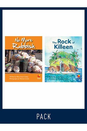 Flying Start to Literacy: Guided Reading - No More Rubbish & The Rock of Killeen - Level 14 (Pack 5)