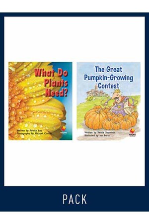 Flying Start to Literacy: Guided Reading - What Do Plants Need? & The Great Pumpkin Growing Contest - Level 14 (Pack 2)