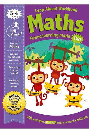 Leap Ahead Workbook- Maths (Age 3-4)