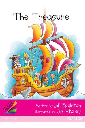 Sails - Emergent Level (Magenta): The Treasure (Reading Level 2 / F&P Level B)