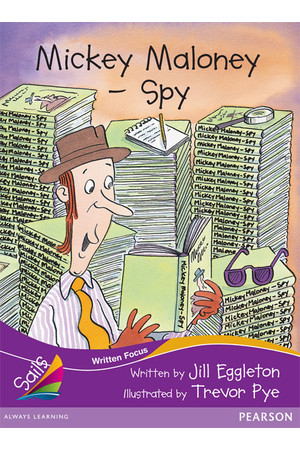 Sails - Fluency Level, Set 2 (Purple): Mickey Maloney Spy (Reading Level 27 / F&P Level R)