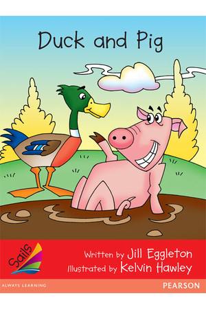 Sails - Early Level 1, Set 2 (Red): Duck and Pig (Reading Level 5 / F&P Level D)