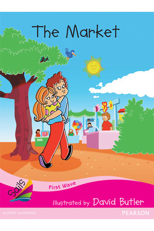 First Wave - Set 3: The Market (Reading Level 1 / F&P Level A)