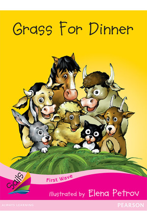 First Wave - Set 3: Grass for Dinner (Reading Level 1 / F&P Level A)