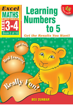 Excel Early Skills - Maths: Book 2 - Learning Numbers to 5