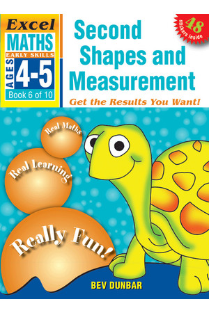 Excel Early Skills - Maths: Book 6 - Second Shapes and Measurement