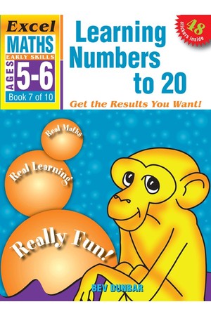 Excel Early Skills - Maths: Book 7 - Learning Numbers to 20