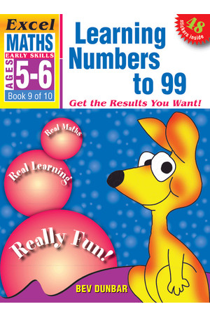 Excel Early Skills - Maths: Book 9 - Learning Numbers to 99