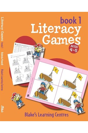 Blake's Learning Centres - Literacy Games: Book 1 (Ages 4-5)