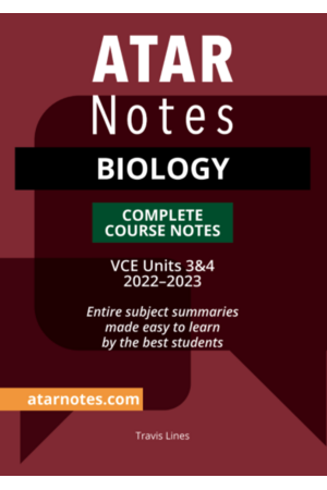 ATAR Notes VCE Biology 3 & 4 Notes (2022-2023)